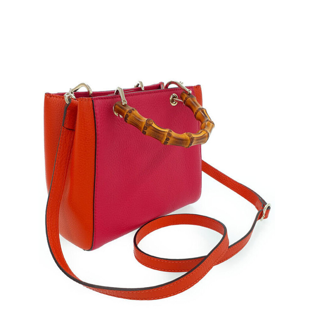 Gucci Bamboo Leather 2way Bag Shopper